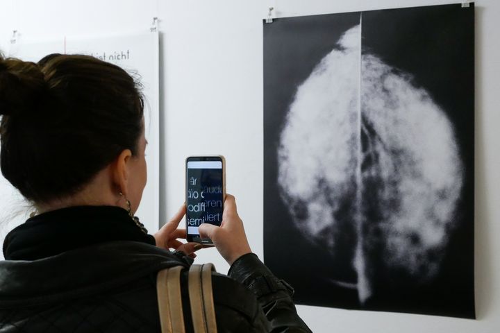 Walkie Talkie AR Poster Exhibition at the Artivive Art Space in Vienna © Artivive