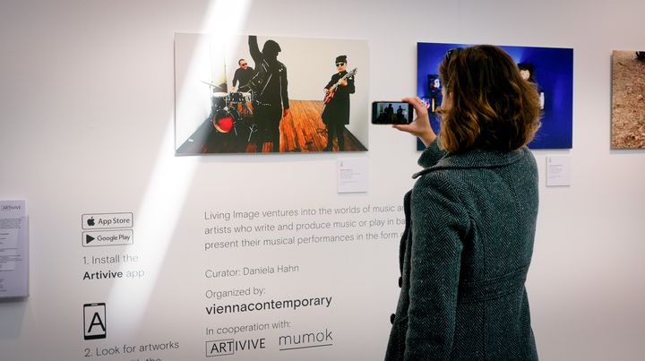 Artivive/viennacontemporary „Living Image“ © Artivive