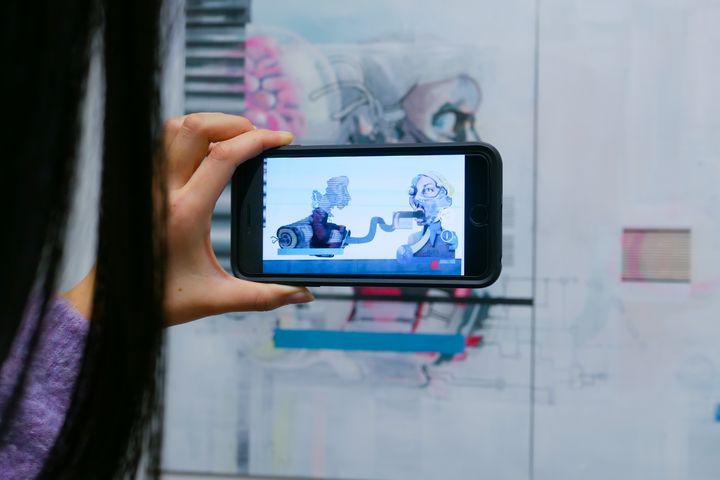 Group Exhibition "Translation of Complexity" with Litto's artworks at the Artivive artspace in Vienna © Artivive