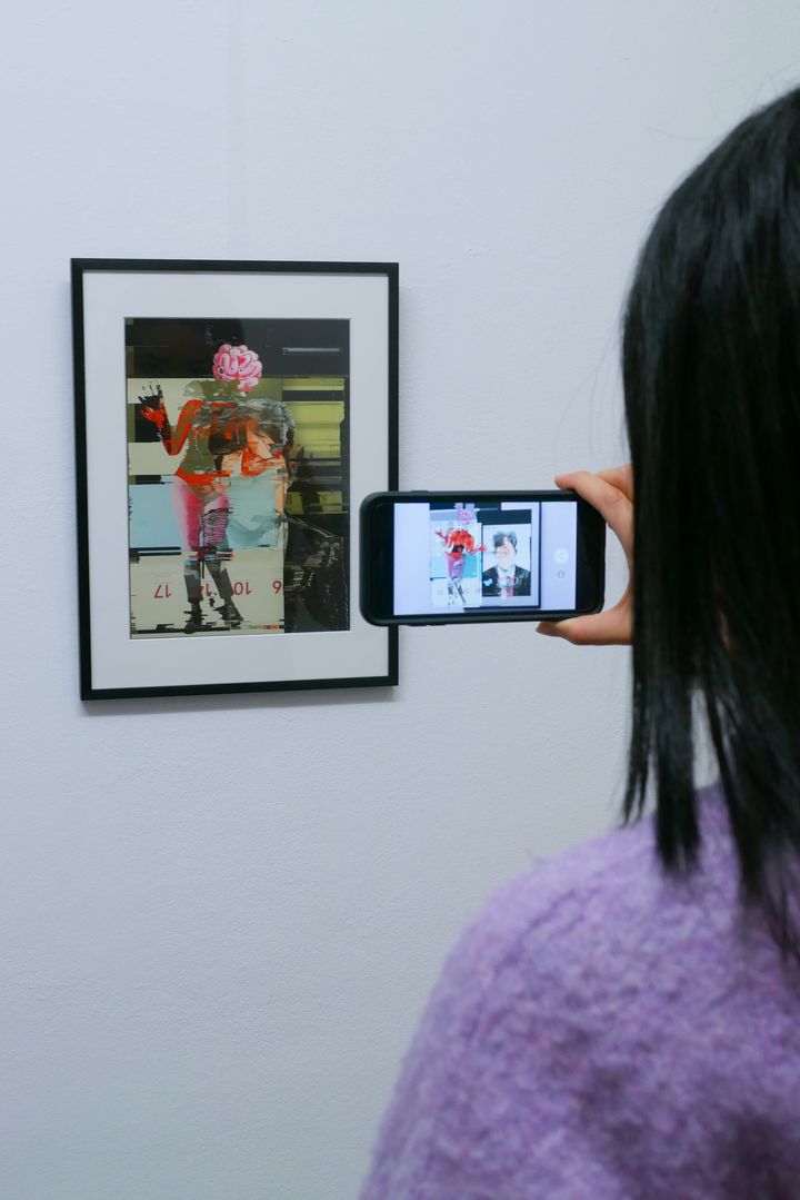 Group Exhibition "Translation of Complexity" with Litto's artworks at the Artivive artspace in Vienna © Artivive