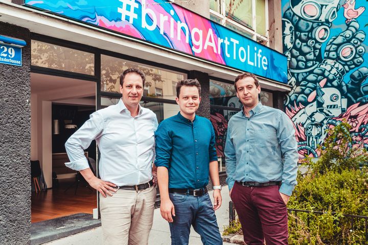 From left: Codin Popescu and Sergiu Ardelean (founders), Joachim Ringsmuth (CTO) © Artivive