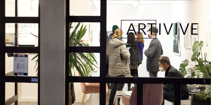 "Wald kartografieren" Exhibition at the Artivive Art Space Vienna © Artivive